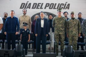 Estefanía Mercado reconoce la vocación y entrega de las y los policías de Playa del Carmen