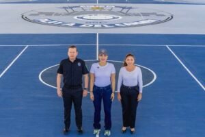 Estefanía Mercado dignifica a la policía de Playa del Carmen: “Hoy ya tienen el domo más grande que hemos construido en la ciudad”