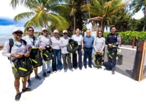Estefanía Mercado refuerza la protección de tortugas marinas en el arranque de la temporada de anidación