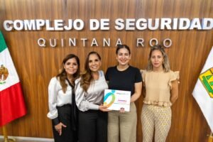Estefanía Mercado se suma a la estrategia de Seguridad Estatal para la Copa Mundial de Futbol 2026