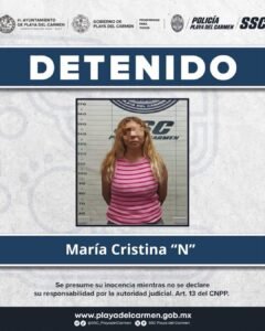 Detienen a una pirómana en Puerto Aventuras, lo provocó a una propiedad privada